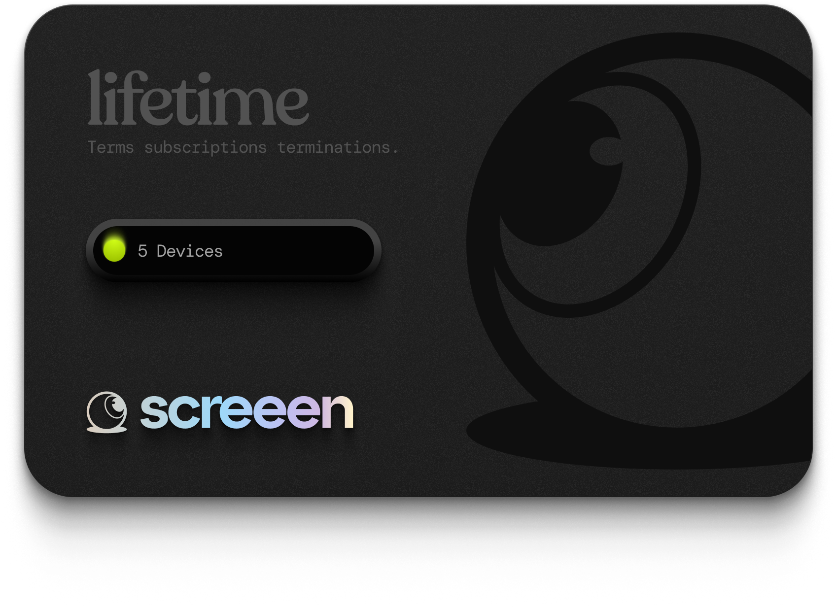 Screeen Lifetime